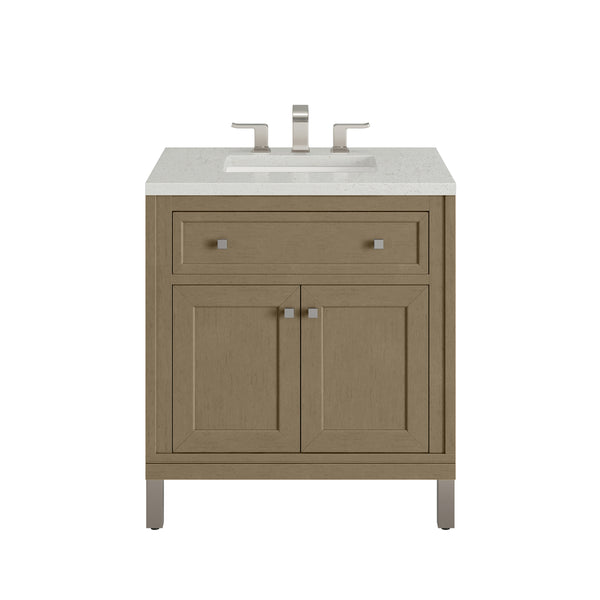 James Martin Chicago 30" Single Bathroom Vanity, Walnut Whisper