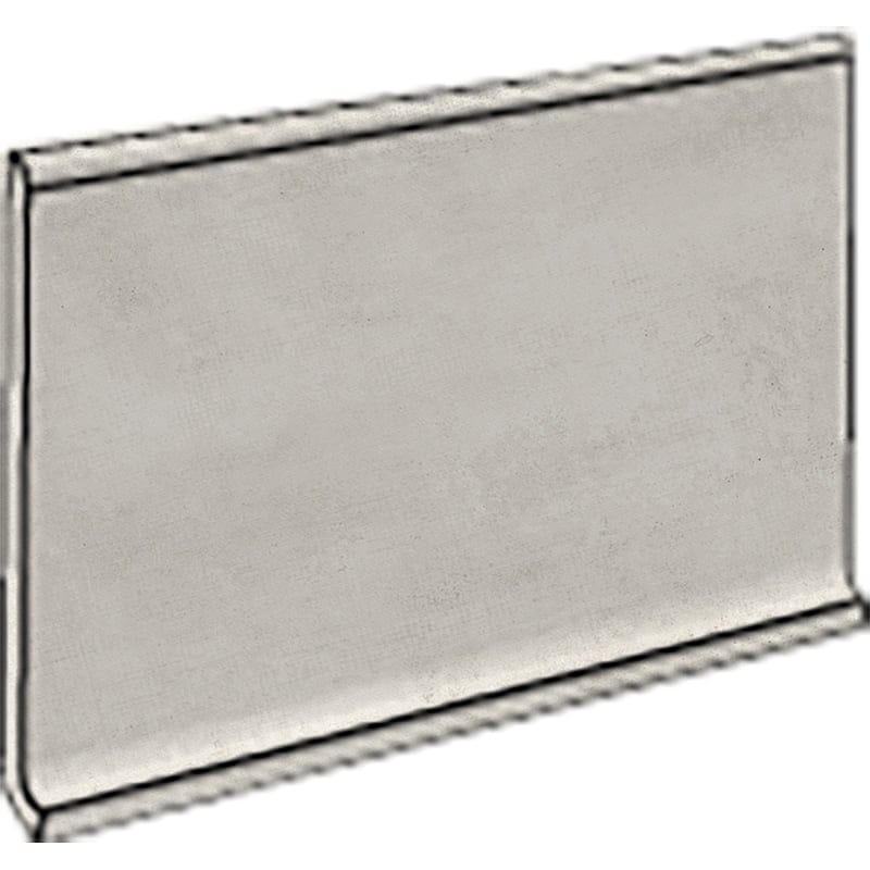 Runway Blanc Honed 6x12 Cove Base Porcelain Honed 6x12 Moldings