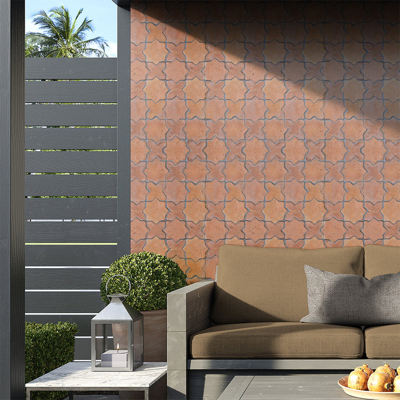 Rustic Cotto Natural Cross Terracotta Tiles 4x4 Terracotta Natural 4x4 Tiles — 2