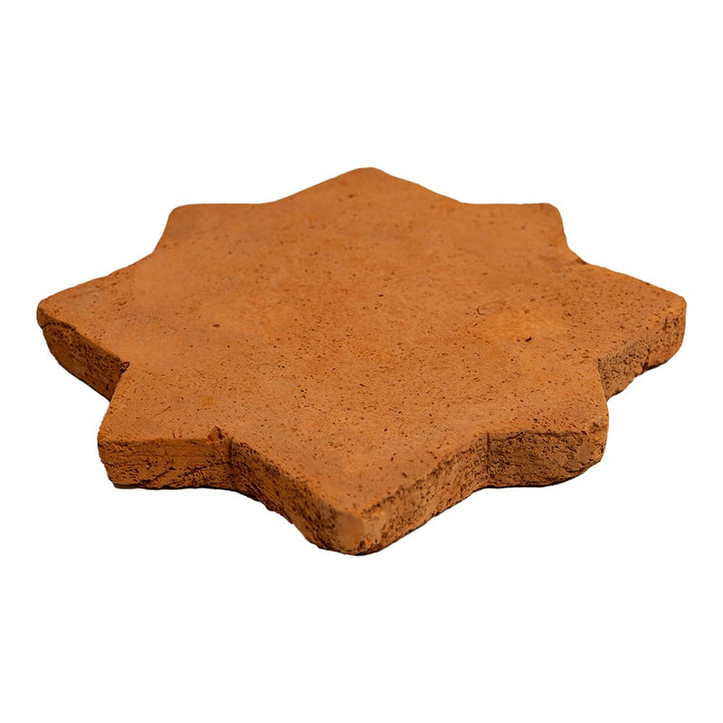 Rustic Cotto Natural Star Terracotta Tiles 6x6 Terracotta Natural 6x6 Tiles — 1