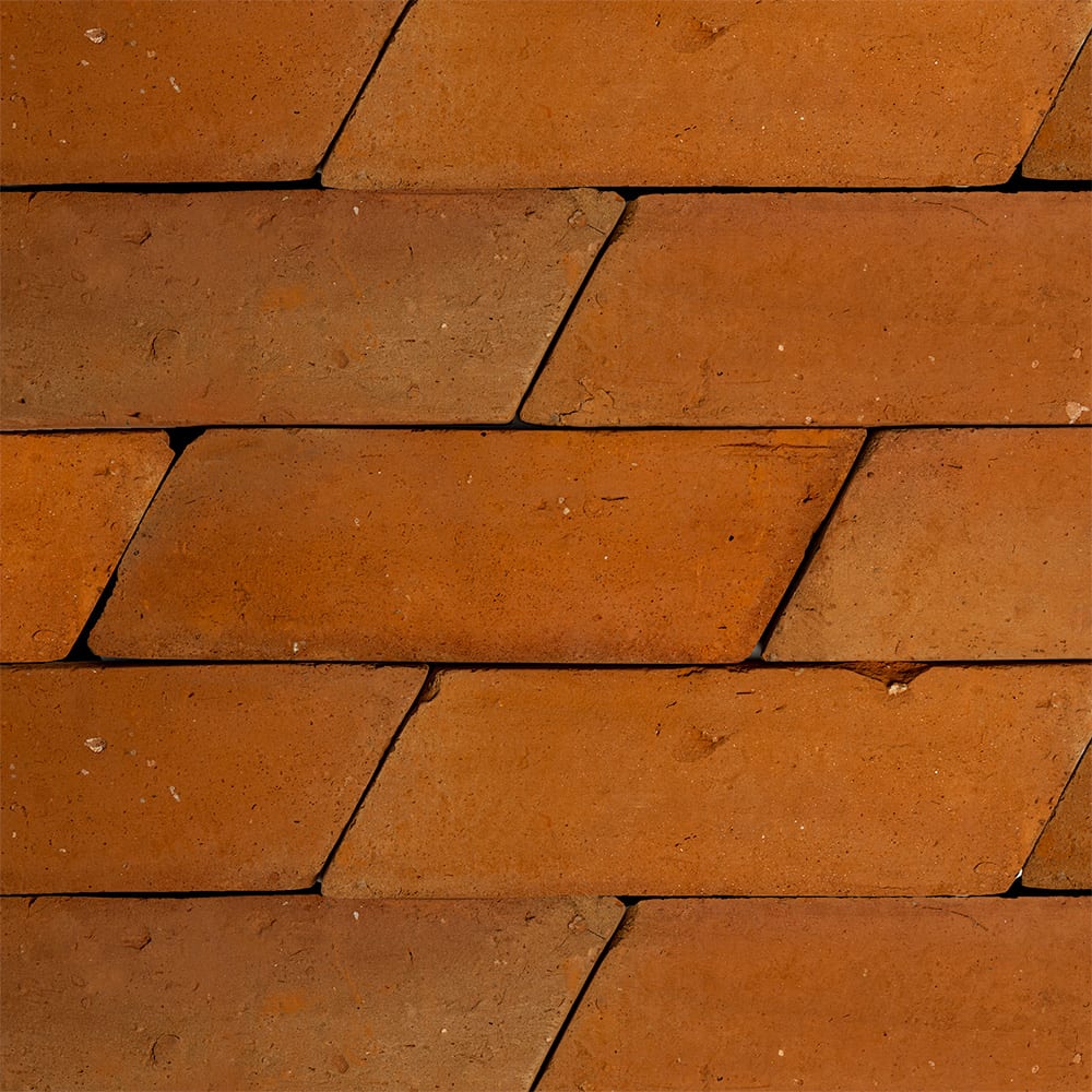 Rustic Cotto Natural Chevron Terracotta Tiles 4x12 Terracotta Natural 4x12 Tiles — 4