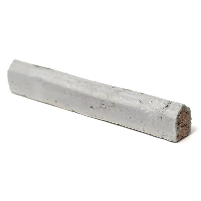 Rustic White Bar Liner Glazed Terracotta Moldings 1x8 closeup 3