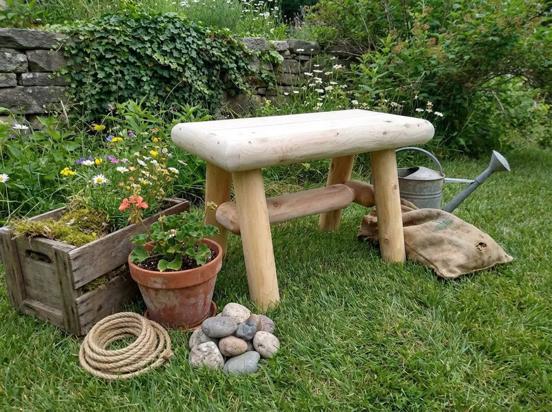 Rustic Wooden Outdoor Garden Bench by Cedar Creek Rustic Furniture