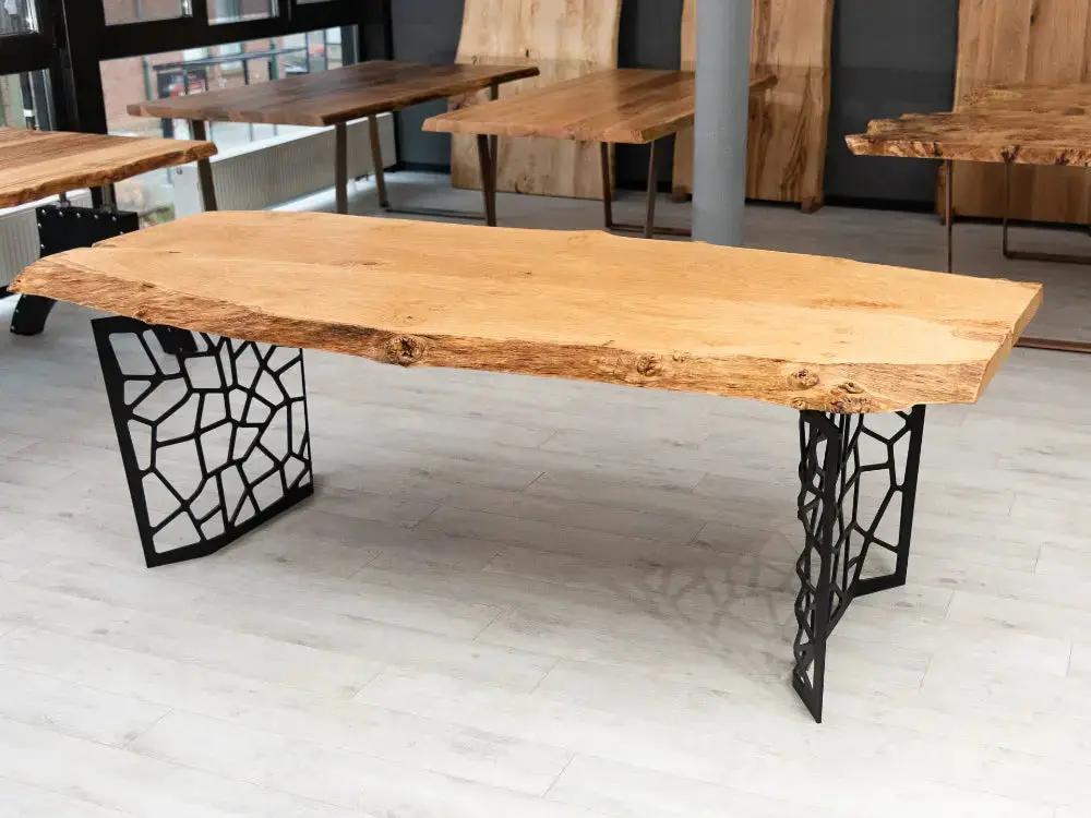 Resin Walnut River Dining Room Table | Voronoi Table by Gizz