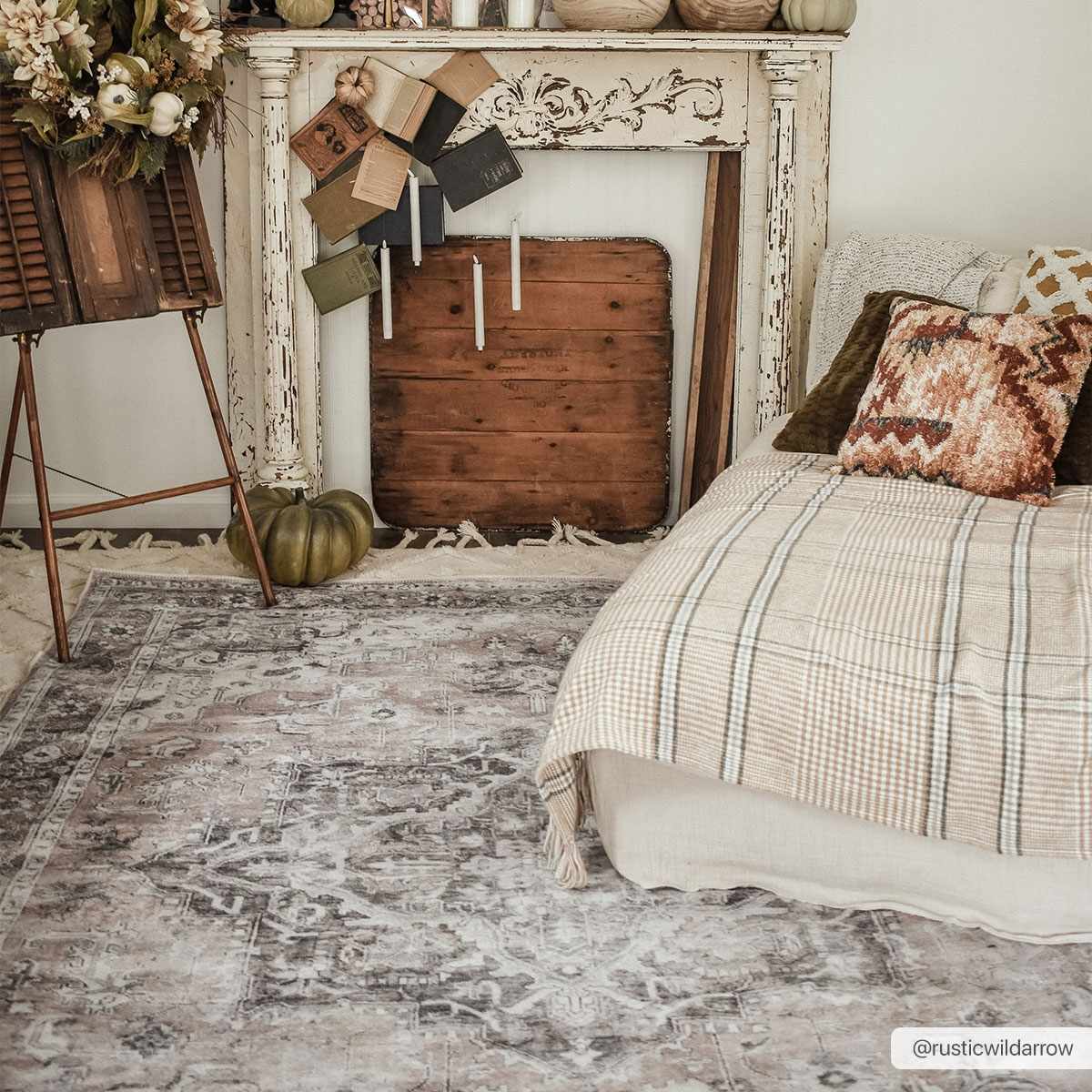 Fatih Tumble Dry Washable Rug by Boutique Rugs