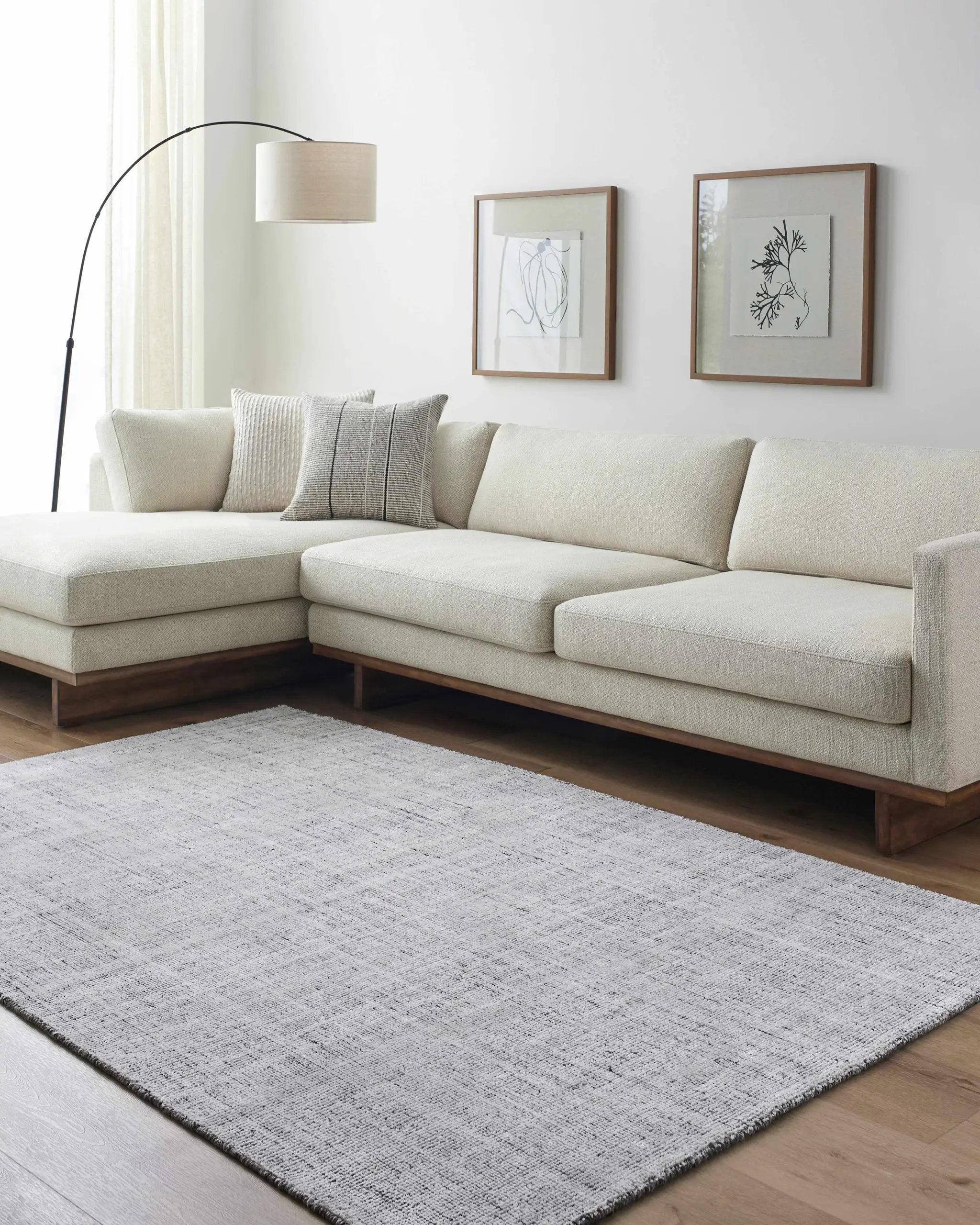Rasim Charcoal Area Rug - Clearance by Boutique Rugs