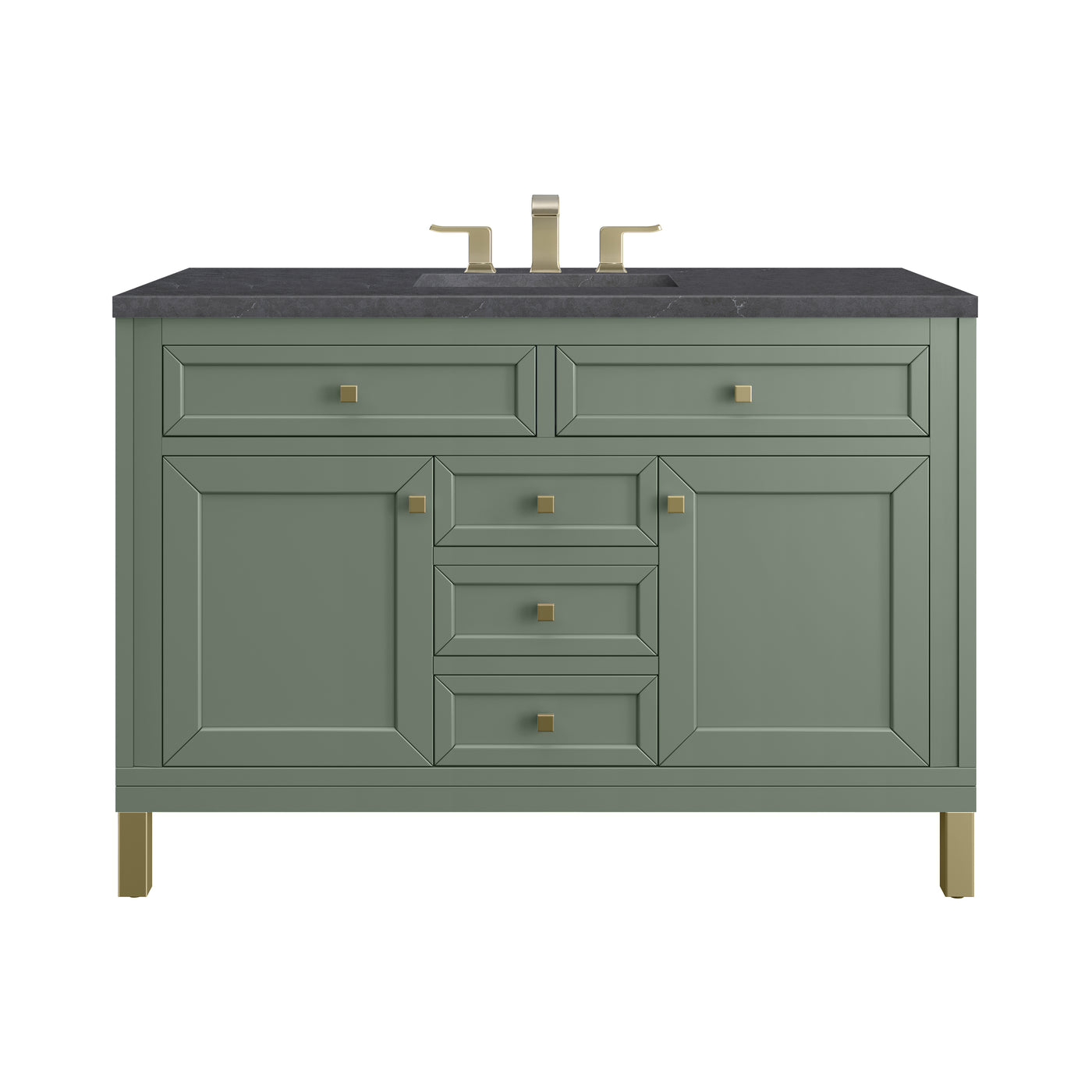 James Martin Chicago 48" Single Bathroom Vanity, Smokey Celadon by James Martin