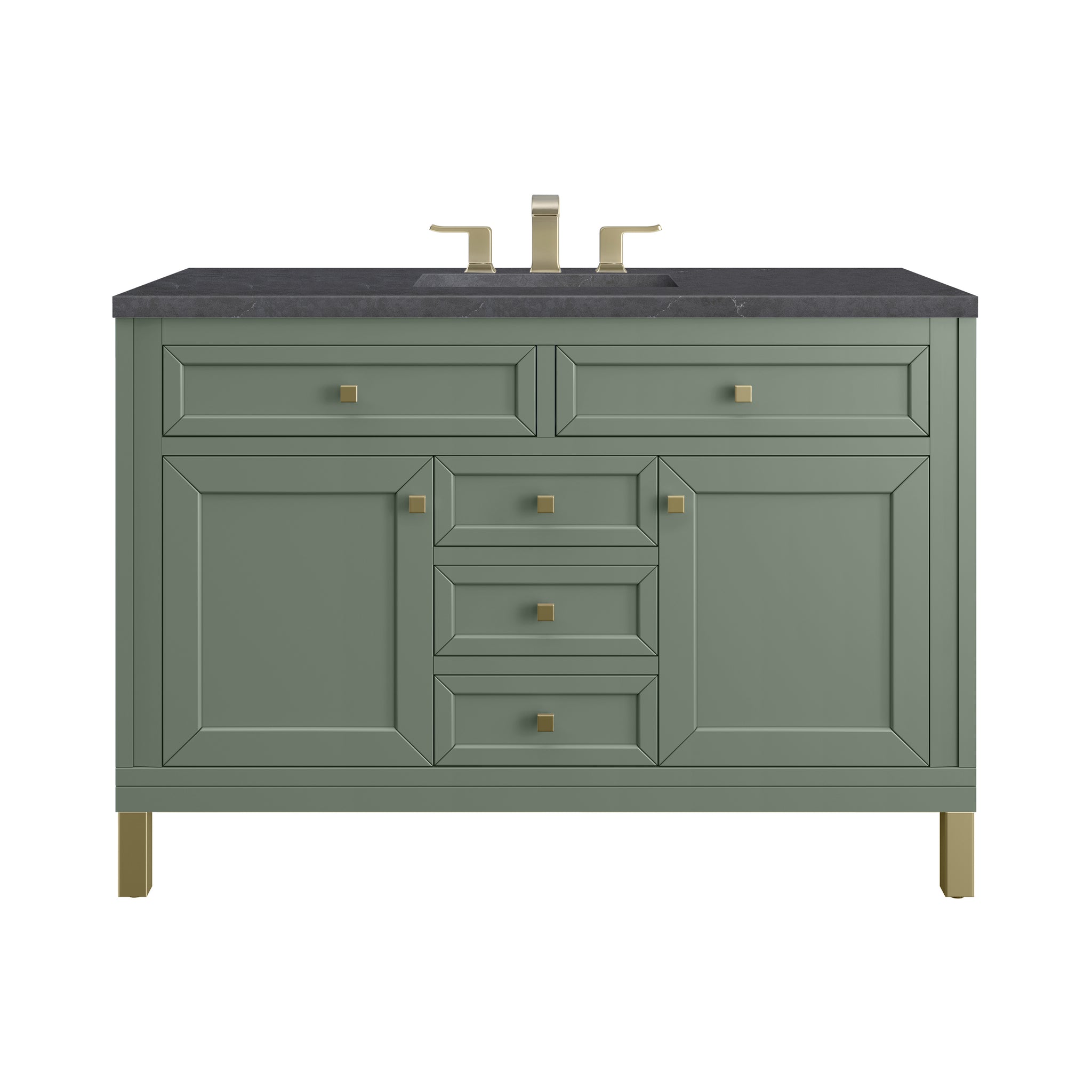 James Martin Chicago 48" Single Bathroom Vanity, Smokey Celadon by James Martin