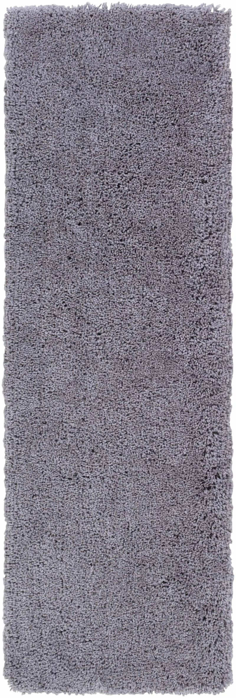 Tingly Solid Grey Shag Rug - Clearance by Boutique Rugs