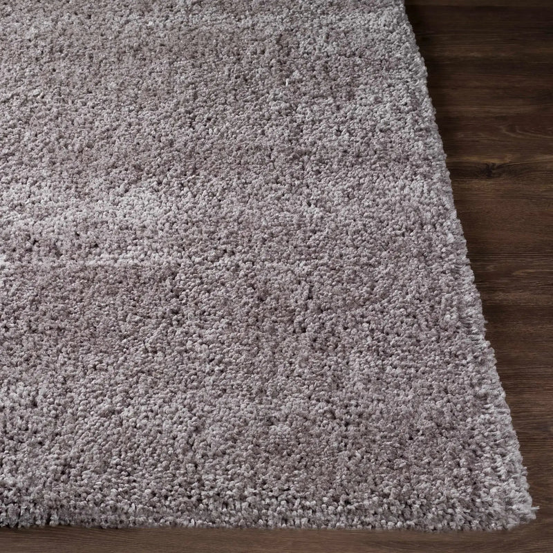 Tingly Solid Grey Shag Rug - Clearance by Boutique Rugs