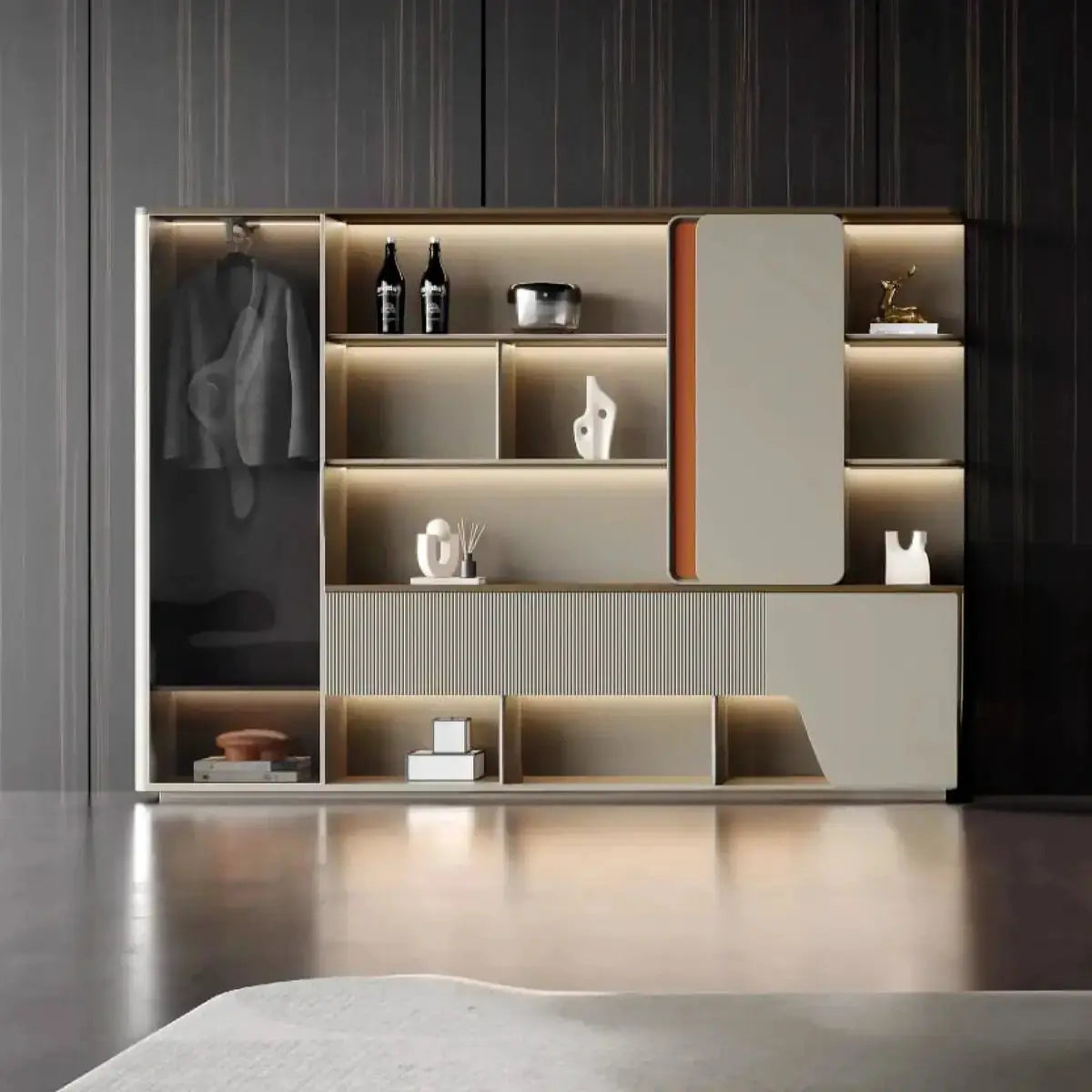 Harbord · Modern Office Shelves w/ Lighting, Storage by Arc Grove