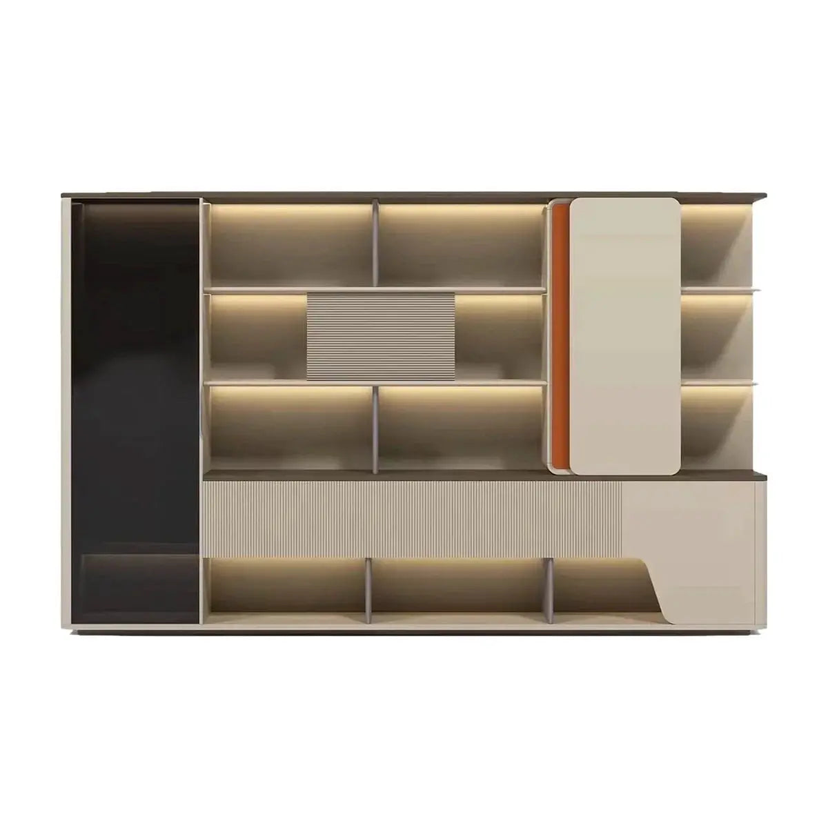 Harbord · Modern Office Shelves w/ Lighting, Storage by Arc Grove