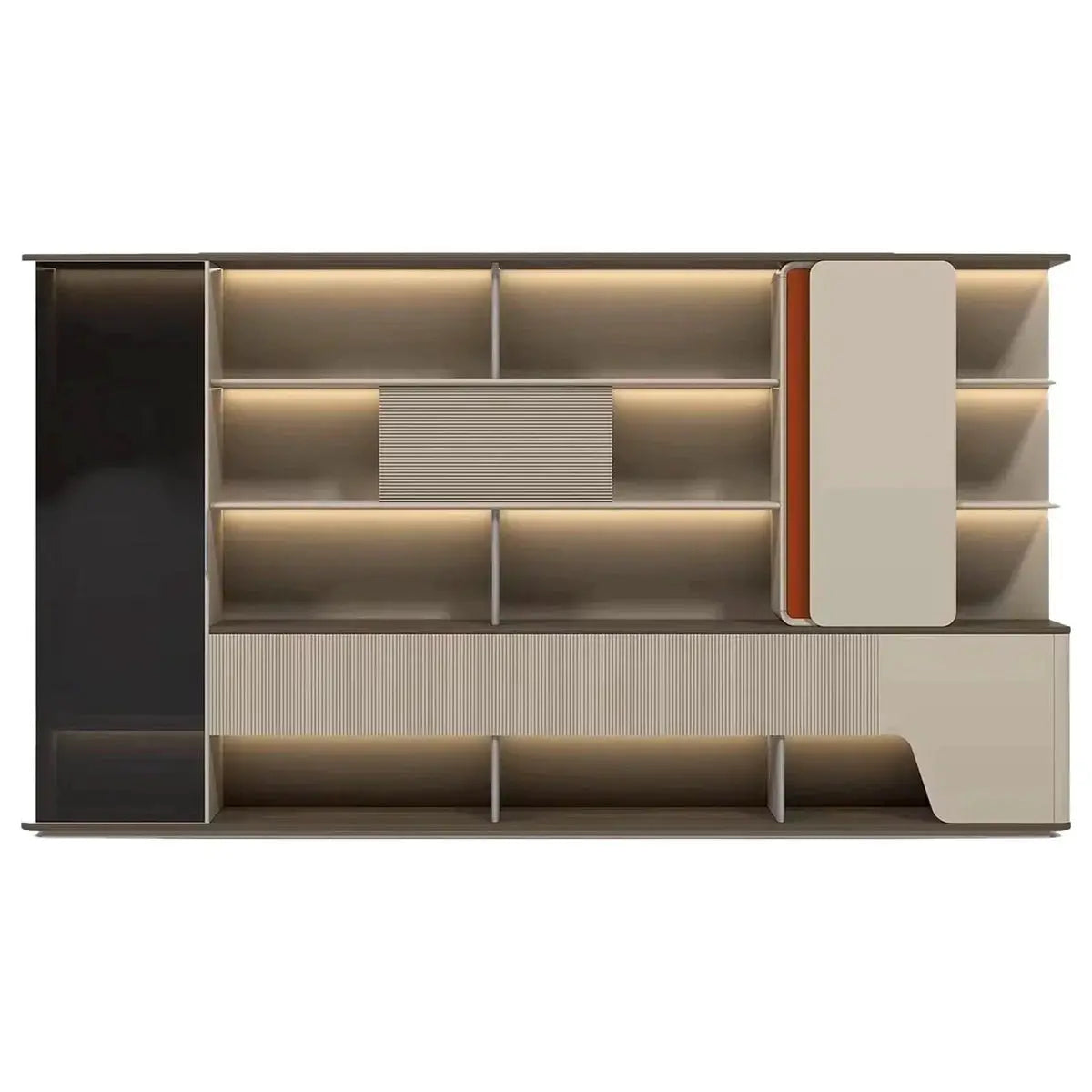 Harbord · Modern Office Shelves w/ Lighting, Storage by Arc Grove