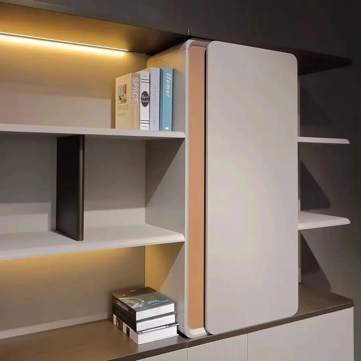 Harbord · Modern Office Shelves w/ Lighting, Storage by Arc Grove
