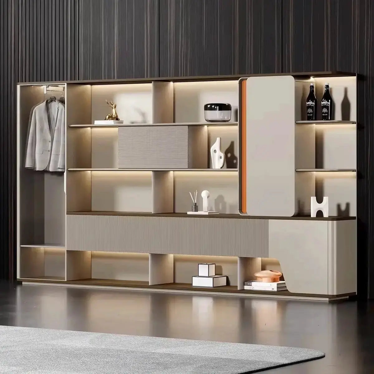 Harbord · Modern Office Shelves w/ Lighting, Storage by Arc Grove