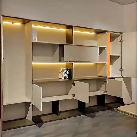 Harbord · Modern Office Shelves w/ Lighting, Storage by Arc Grove