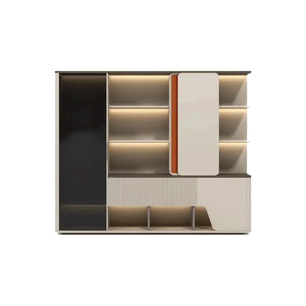 Harbord · Modern Office Shelves w/ Lighting, Storage by Arc Grove