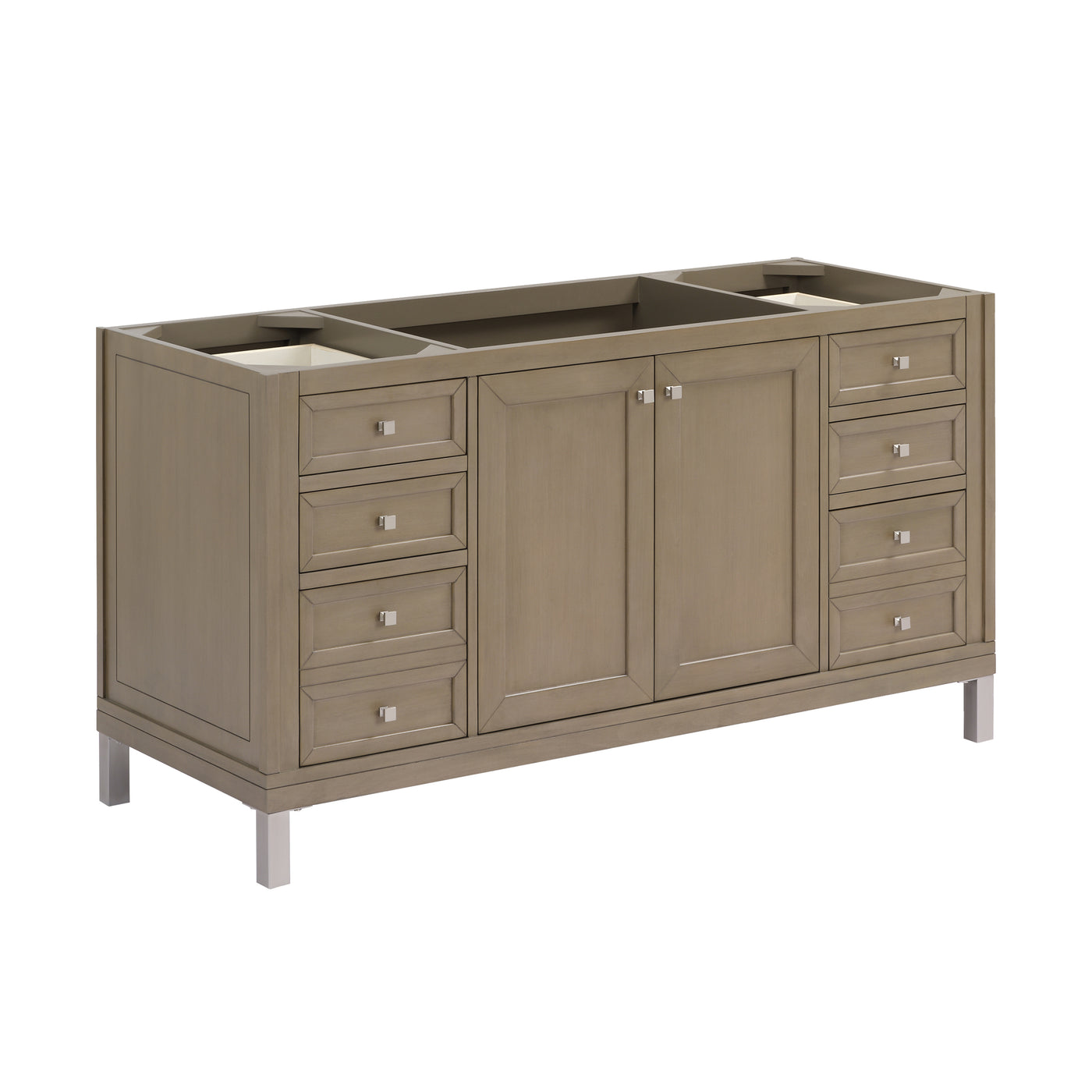 James Martin Chicago 60" Single Bathroom Vanity, Walnut Whisper by James Martin