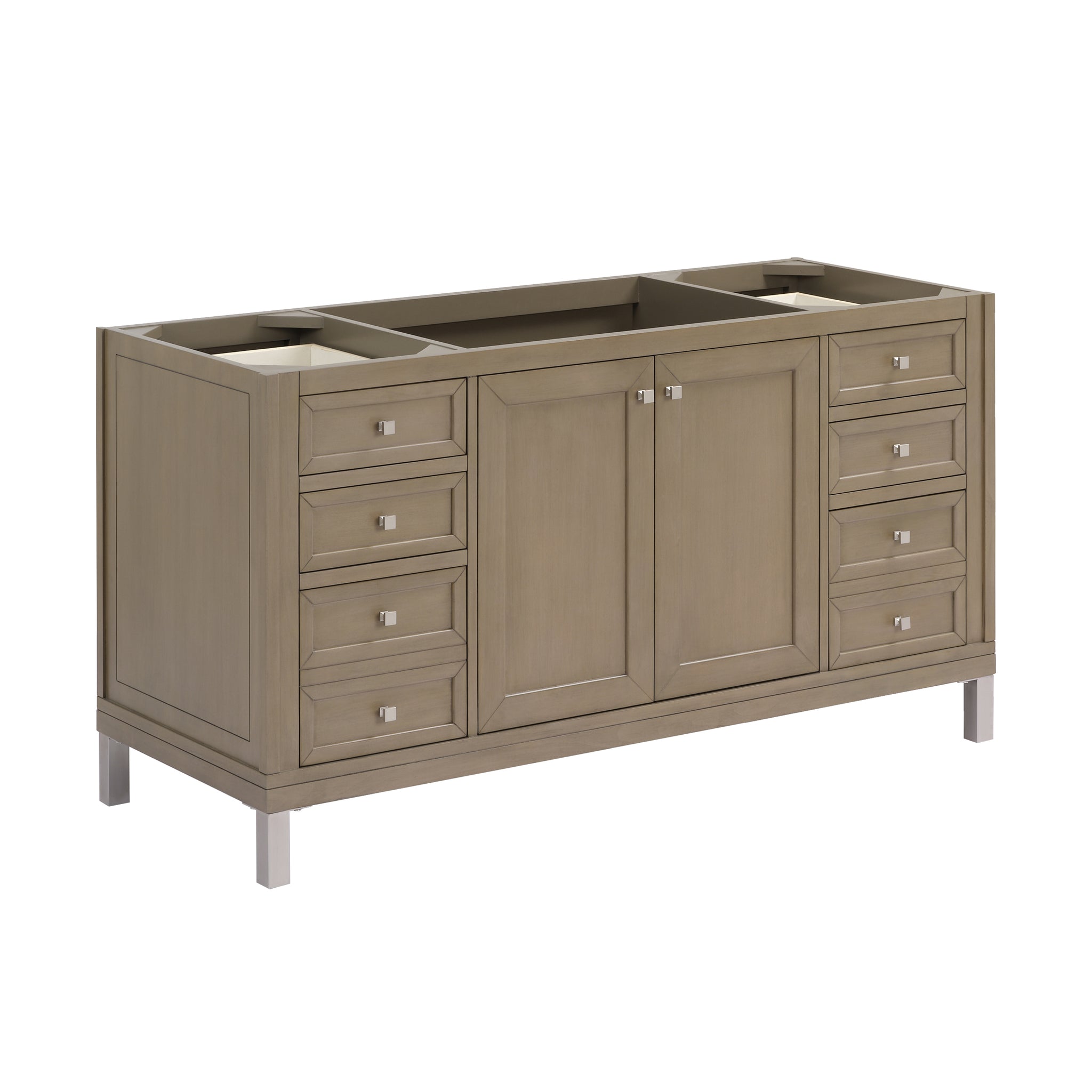 James Martin Chicago 60" Single Bathroom Vanity, Walnut Whisper by James Martin