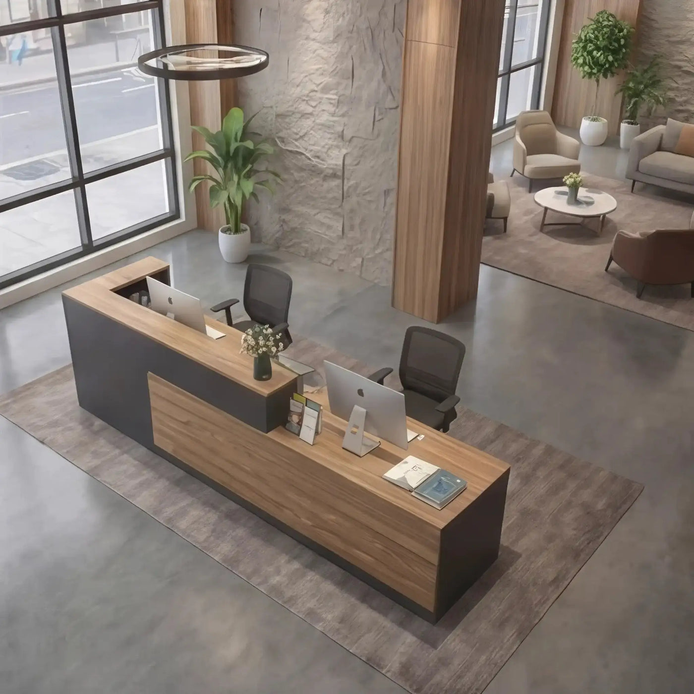 Ryvion · Front Lobby Desk by Arc Grove