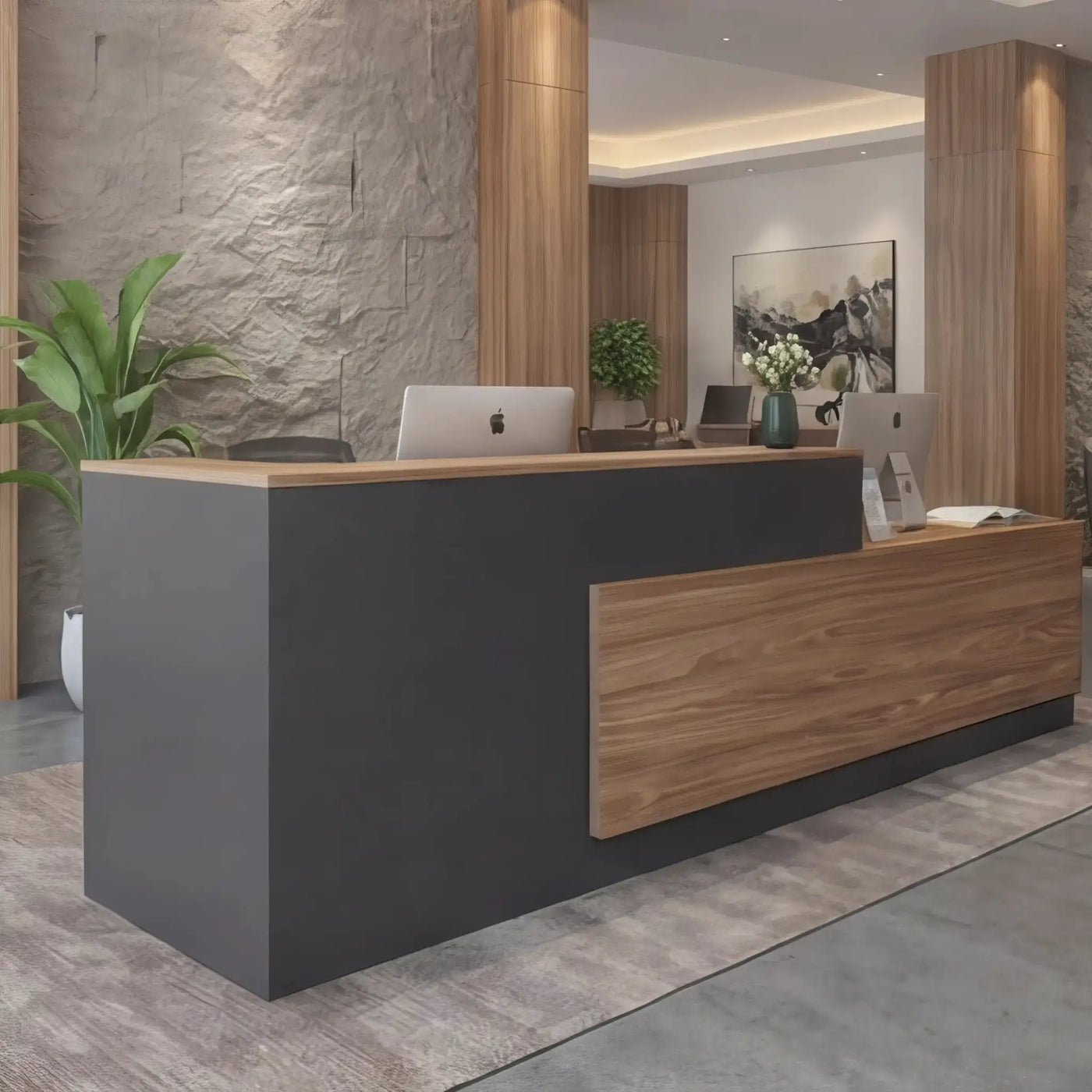 Ryvion · Front Lobby Desk by Arc Grove