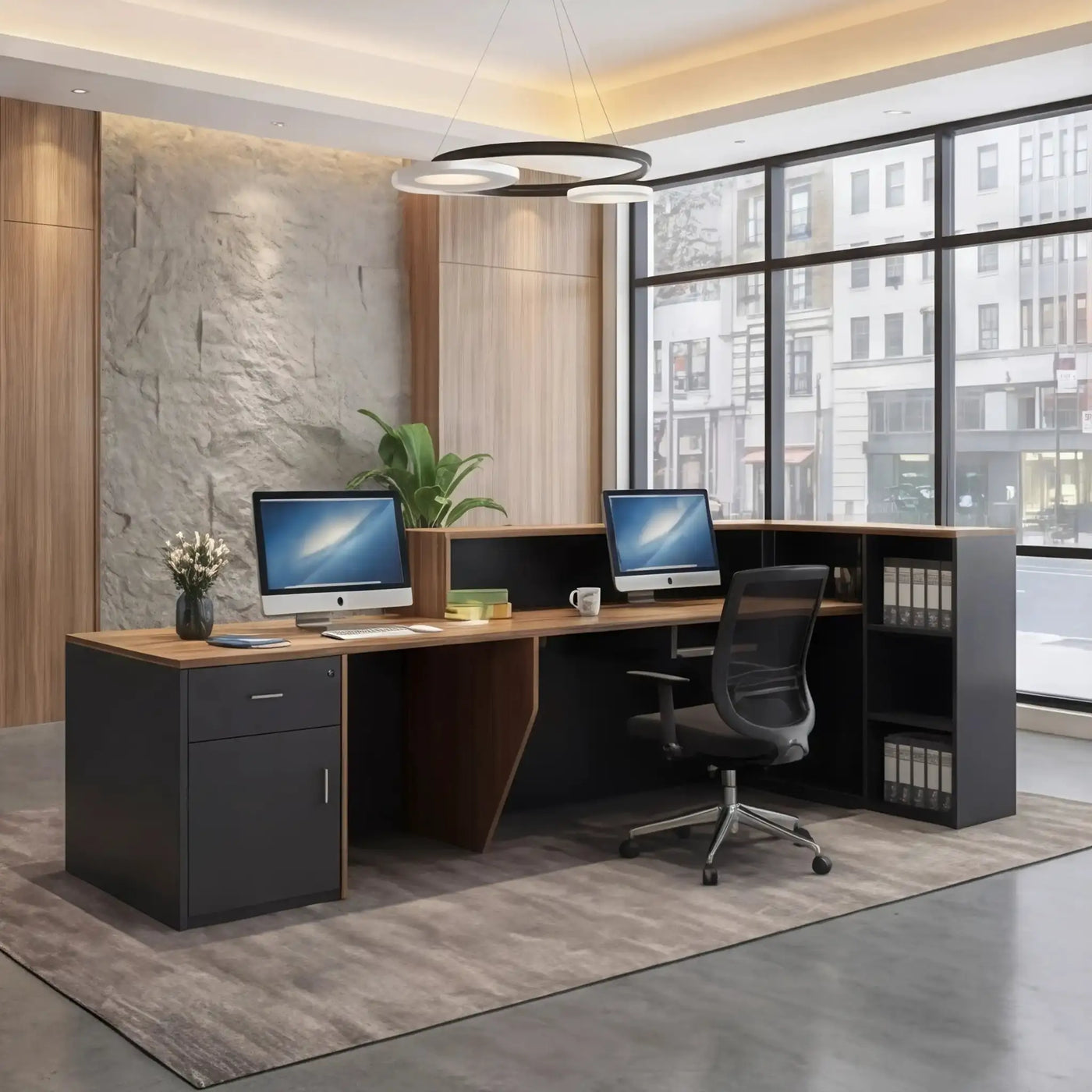 Ryvion · Front Lobby Desk by Arc Grove