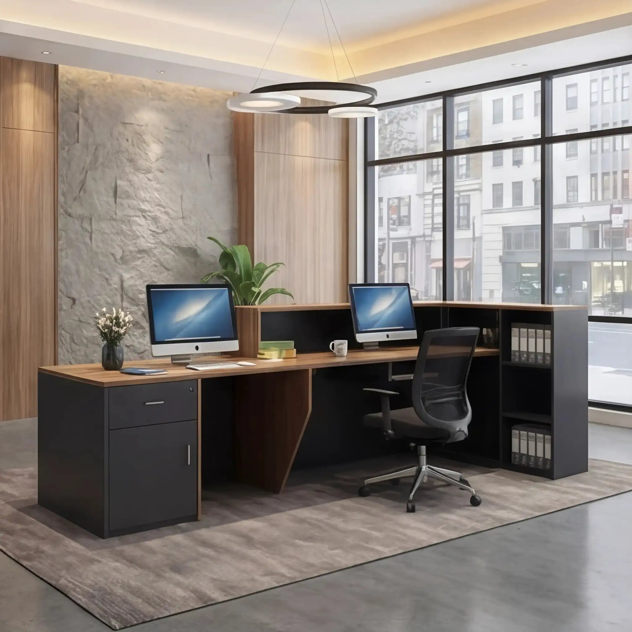 Ryvion · Front Lobby Desk by Arc Grove