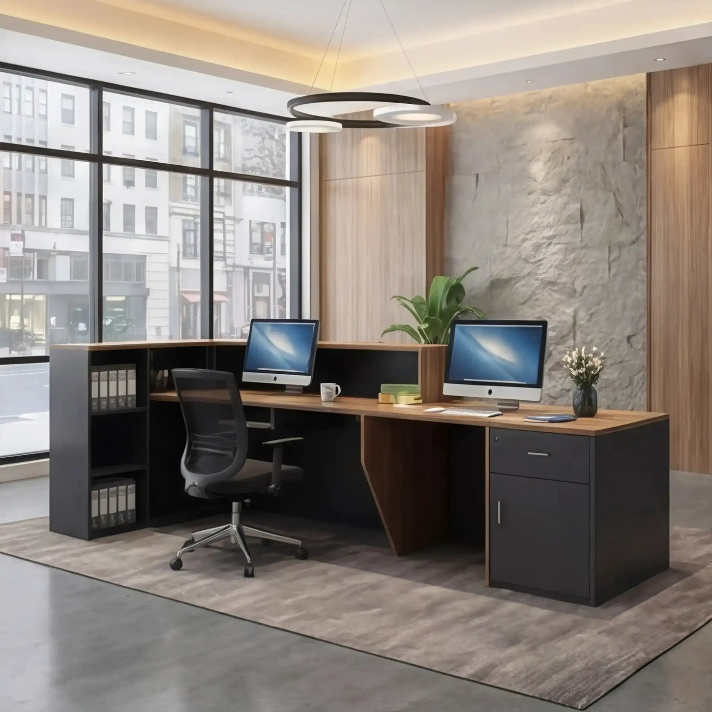 Ryvion · Front Lobby Desk by Arc Grove