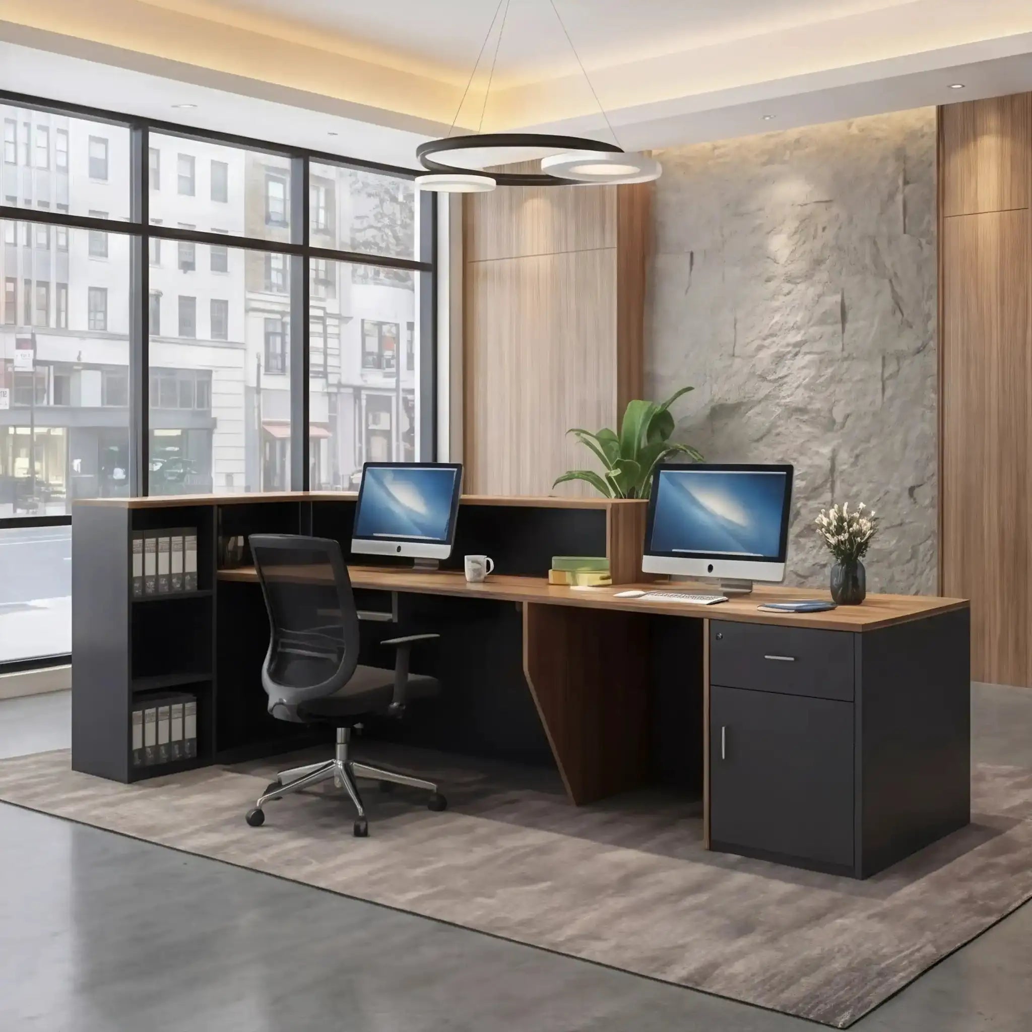 Ryvion · Front Lobby Desk by Arc Grove