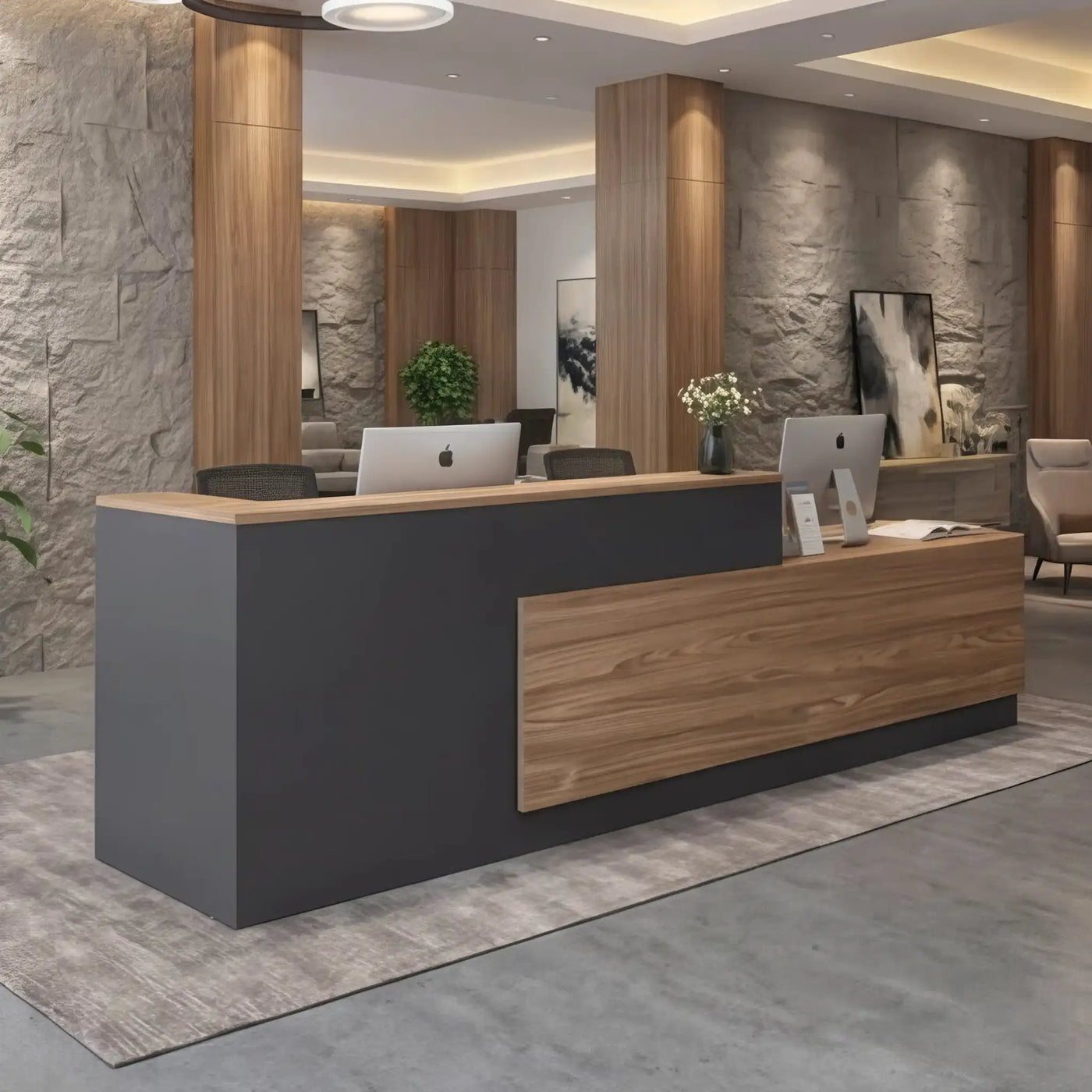 Ryvion · Front Lobby Desk by Arc Grove
