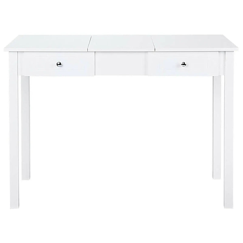 Modern Vanity Dressing Table with 1 Flip Top Mirror and 2 Drawers by DirectDeals