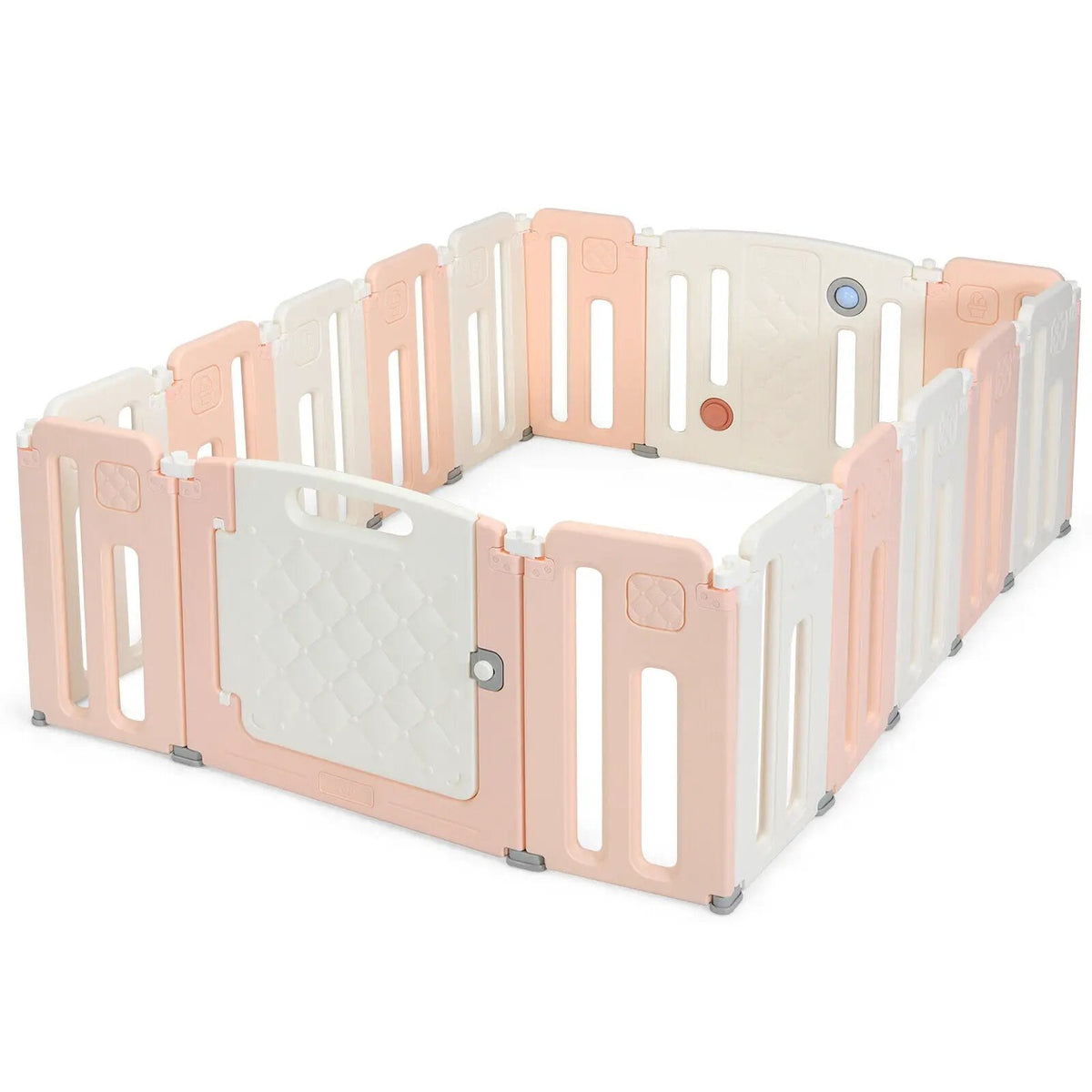 16 Panels Baby Safety Playpen with Drawing Board by DirectDeals