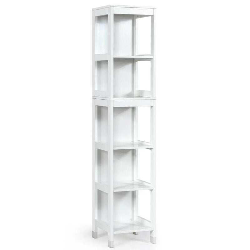 5-Tier Multifunctional Bathroom Floor Cabine Storage with 2 Drawers by DirectDeals