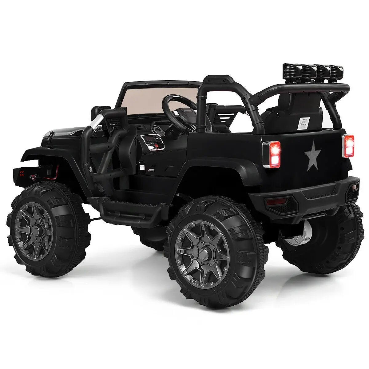 12V Kids Remote Control Riding Truck Car with LED Lights by DirectDeals