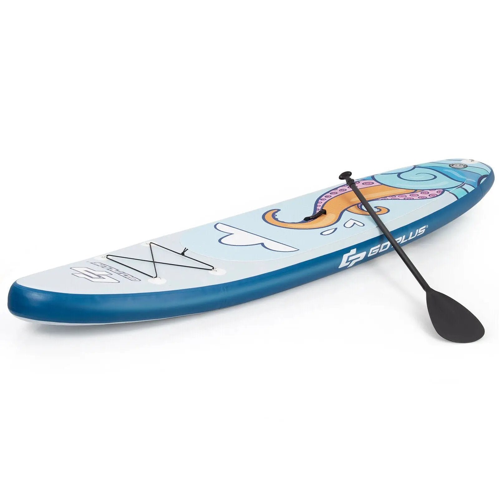 11 ft Inflatable Stand Up Paddle Board Surfboard with Aluminum Paddle Pump by DirectDeals