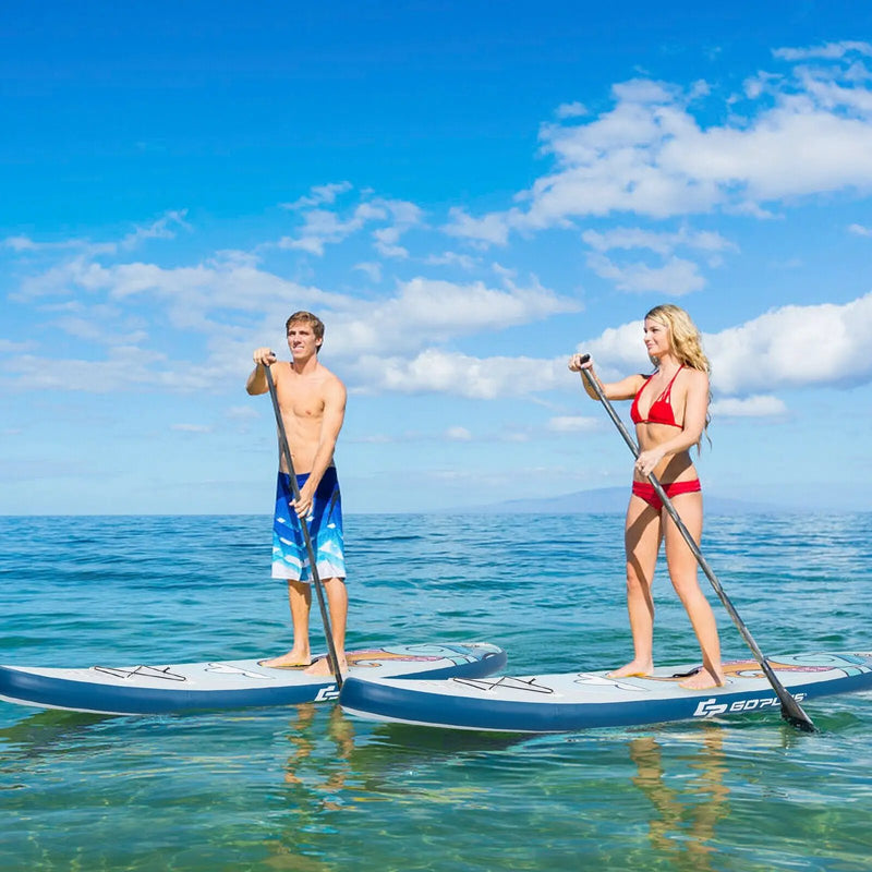 11 ft Inflatable Stand Up Paddle Board Surfboard with Aluminum Paddle Pump by DirectDeals