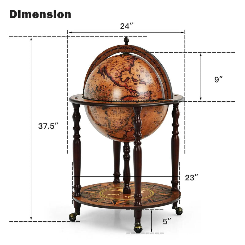16th Century Italian Wine Cabinet with Wheels by DirectDeals