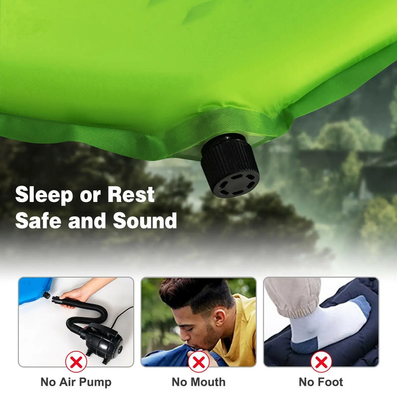 Inflatable Sleeping Pad with Carrying Bag by DirectDeals