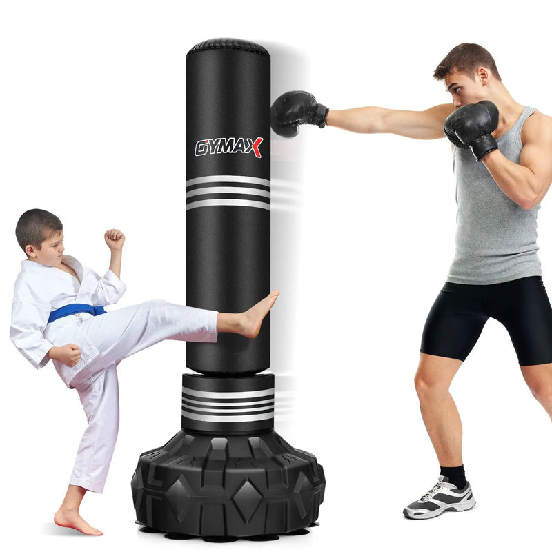 67 Inch Punching Bag with Fillable Suction Cup Base by DirectDeals
