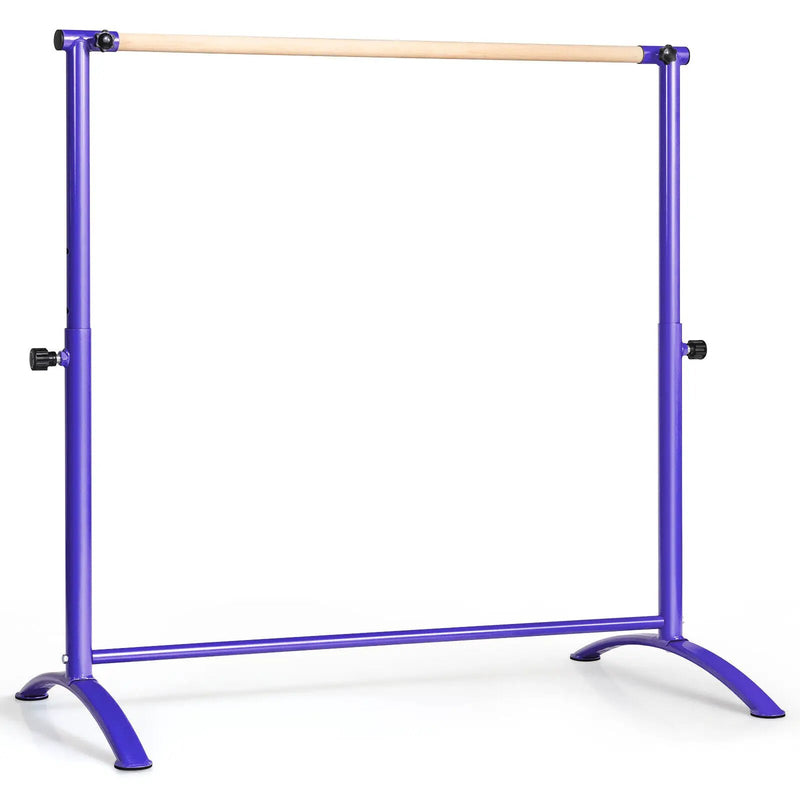 51 Inch Ballet Barre Bar with 4-Position Adjustable Height by DirectDeals