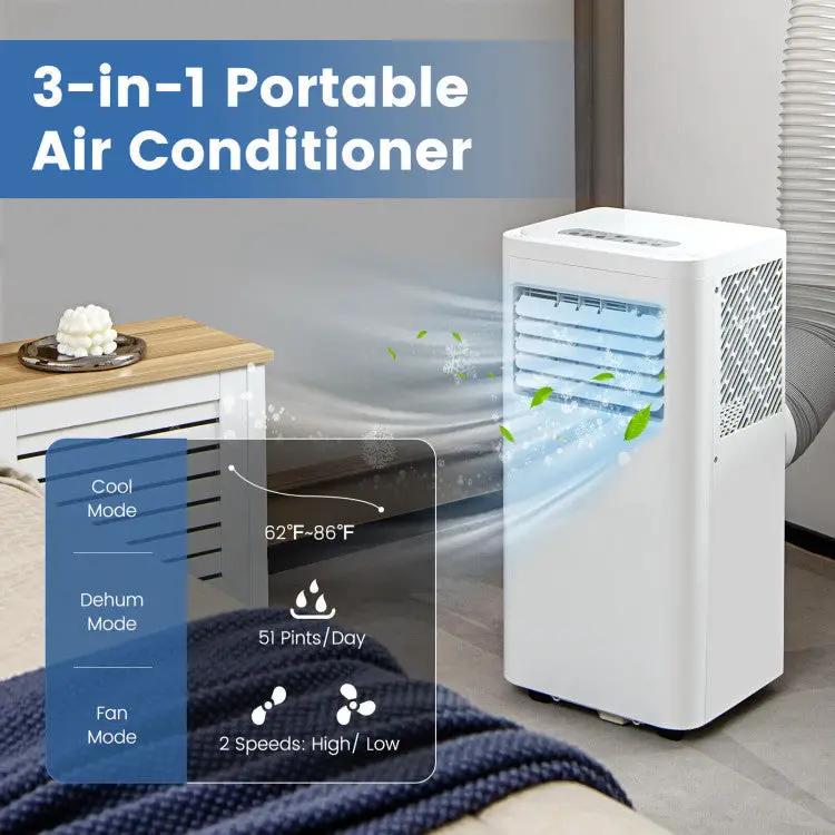 5000 BTU(SACC) Portable Air Conditioner Cools 250 Sq.Ft by DirectDeals