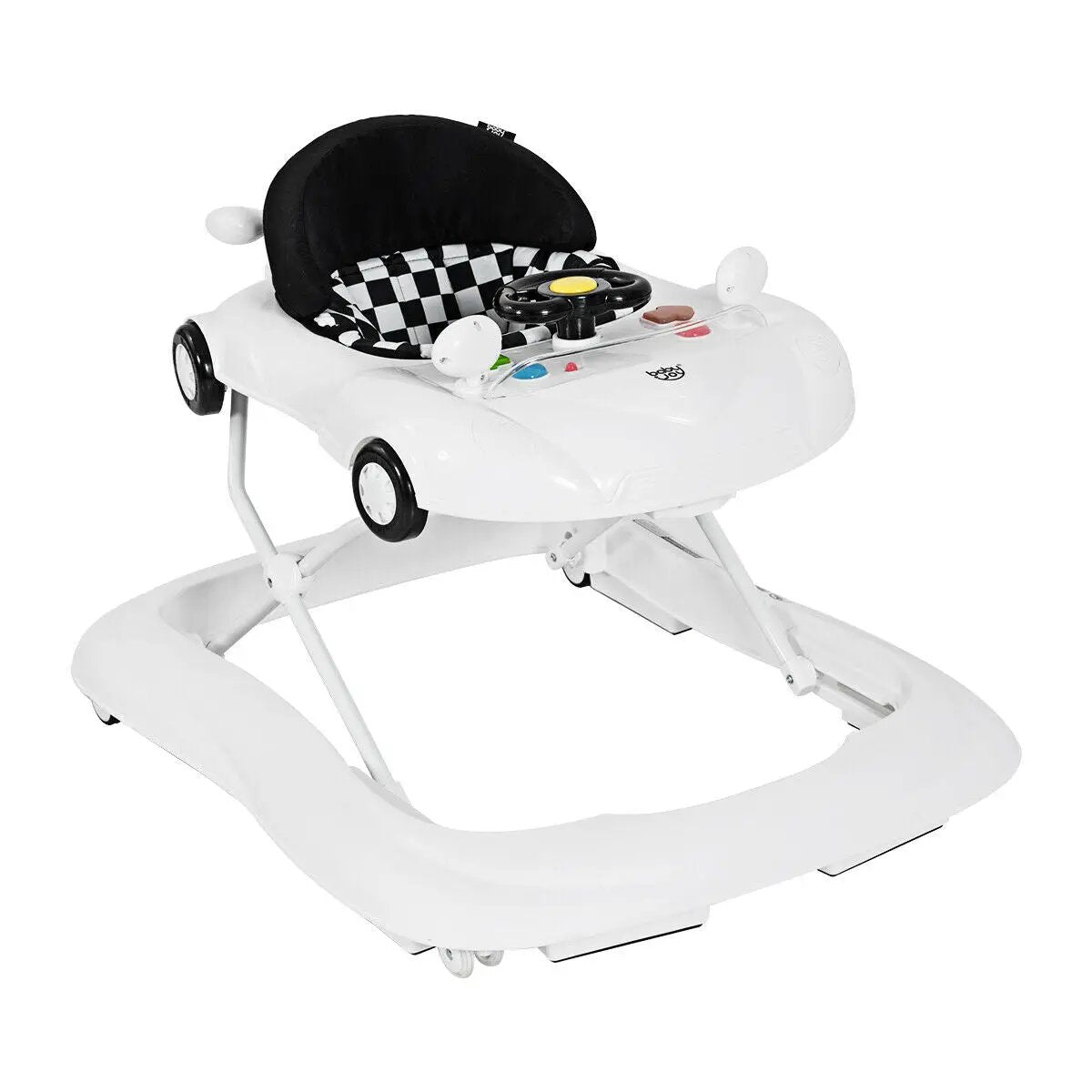 2-in-1 Foldable Baby Walker with Music Player and Lights by DirectDeals