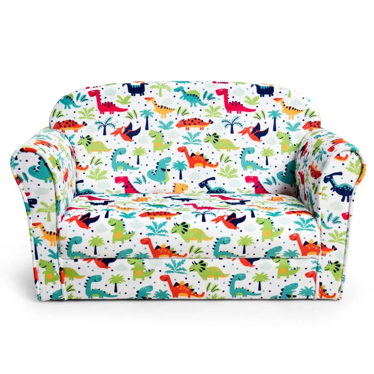 Double Kids Dinosaur Sofa Children Armrest Couch by DirectDeals