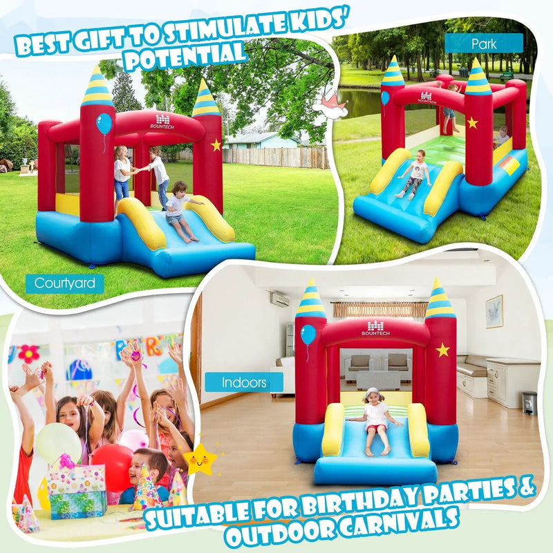 Kids Inflatable Bounce Castle Excluded Blower by DirectDeals