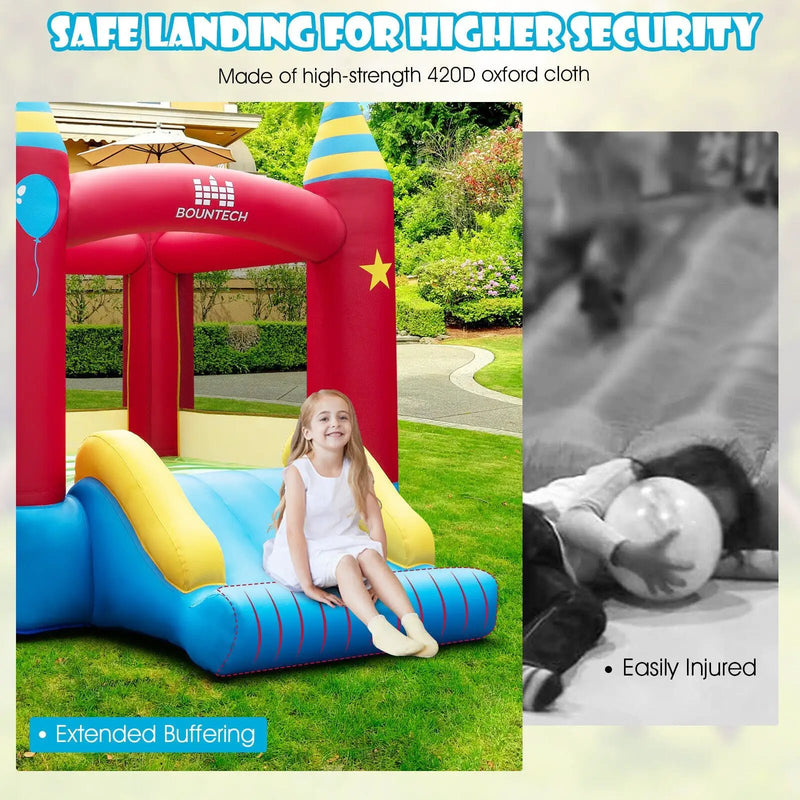 Kids Inflatable Bounce Castle Excluded Blower by DirectDeals