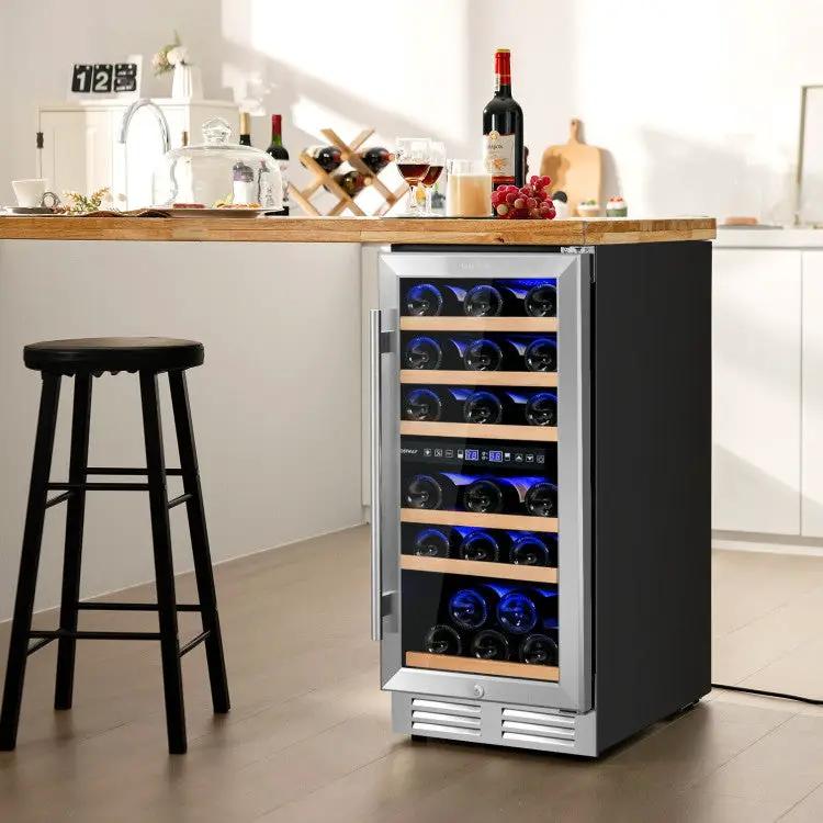 Dual-Zone 30-Bottle Wine Cooler by DirectDeals