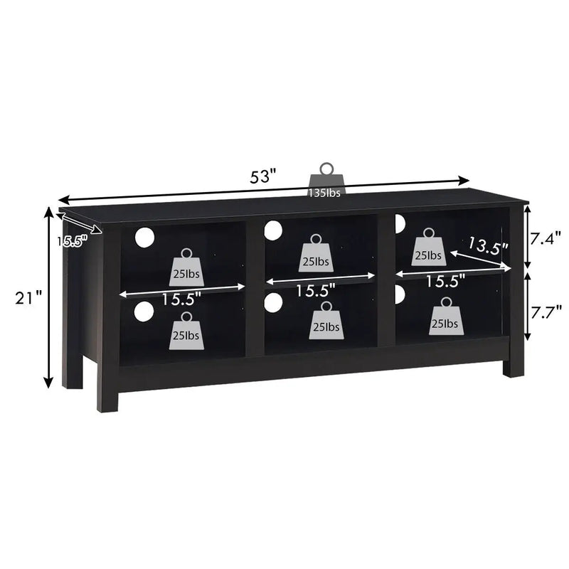 60 Inch Entertainment TV Stand Cabinet by DirectDeals
