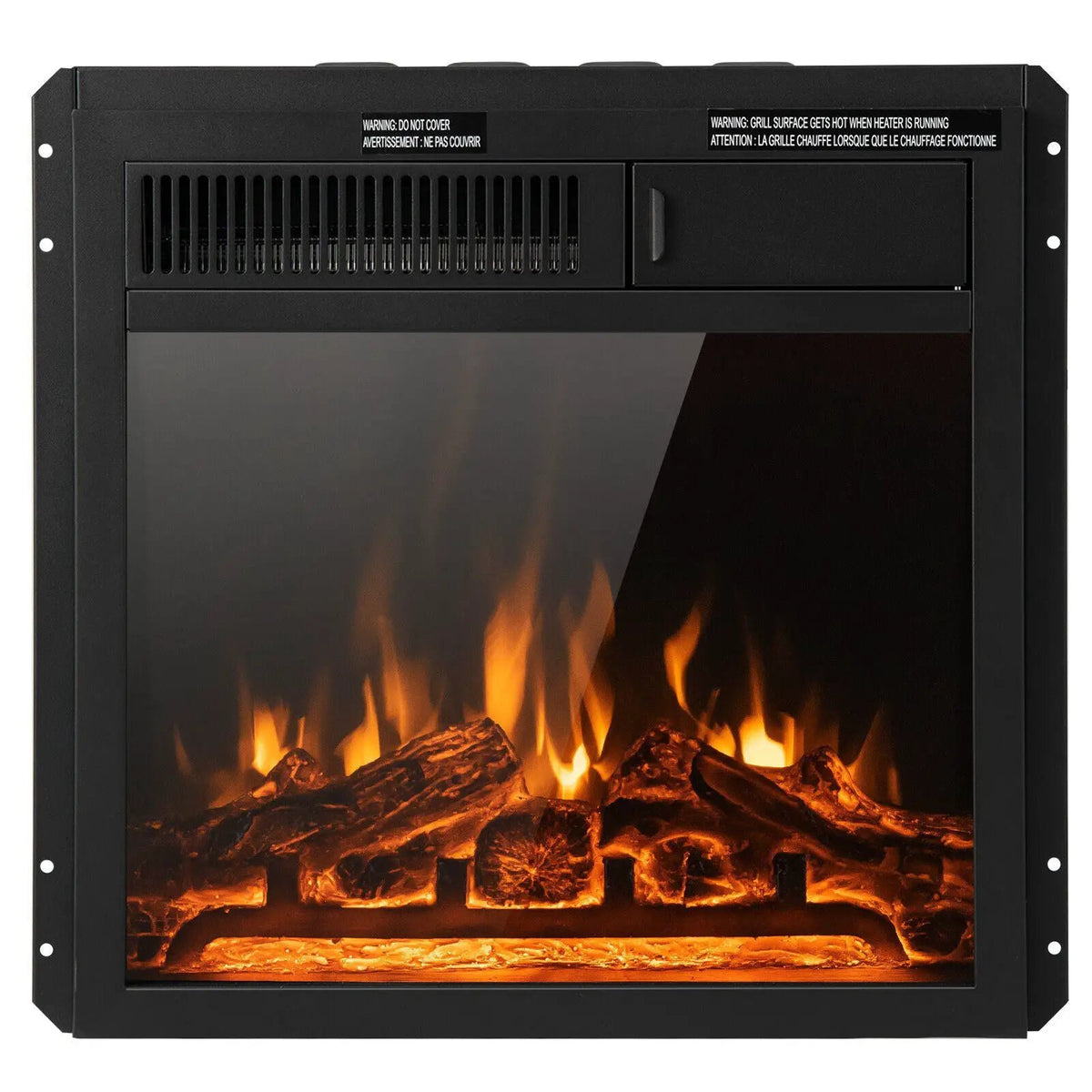 18/22.5 Inch Electric Fireplace Insert with 7 by DirectDeals