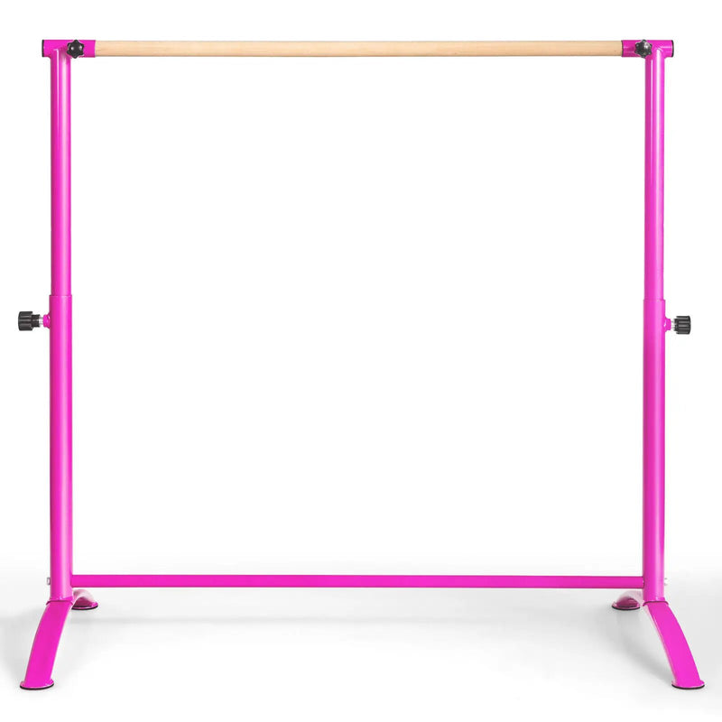 51 Inch Ballet Barre Bar with 4-Position Adjustable Height by DirectDeals
