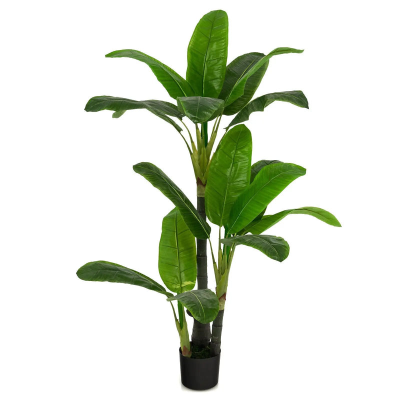 5 Feet Artificial Tree with 18 Large Leaves by DirectDeals